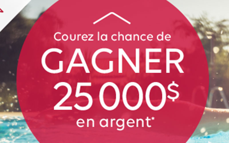 4 prix de 25 000 $ en argent chacun